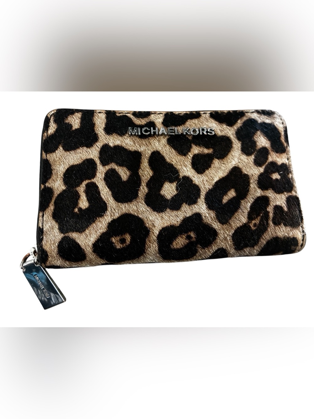 Michael Kors Black Tote with Leopard-Print Panels and Matching Wallet - Picture 11 of 11
